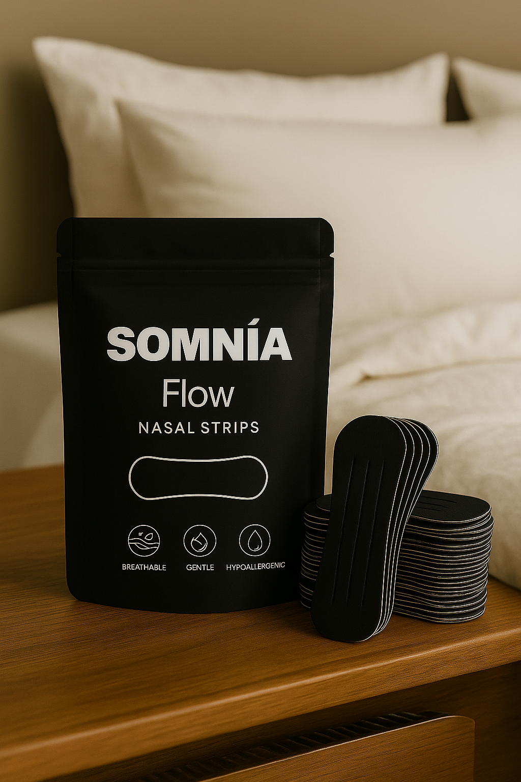 Somnîa Flow — Tiras Nasales Premium