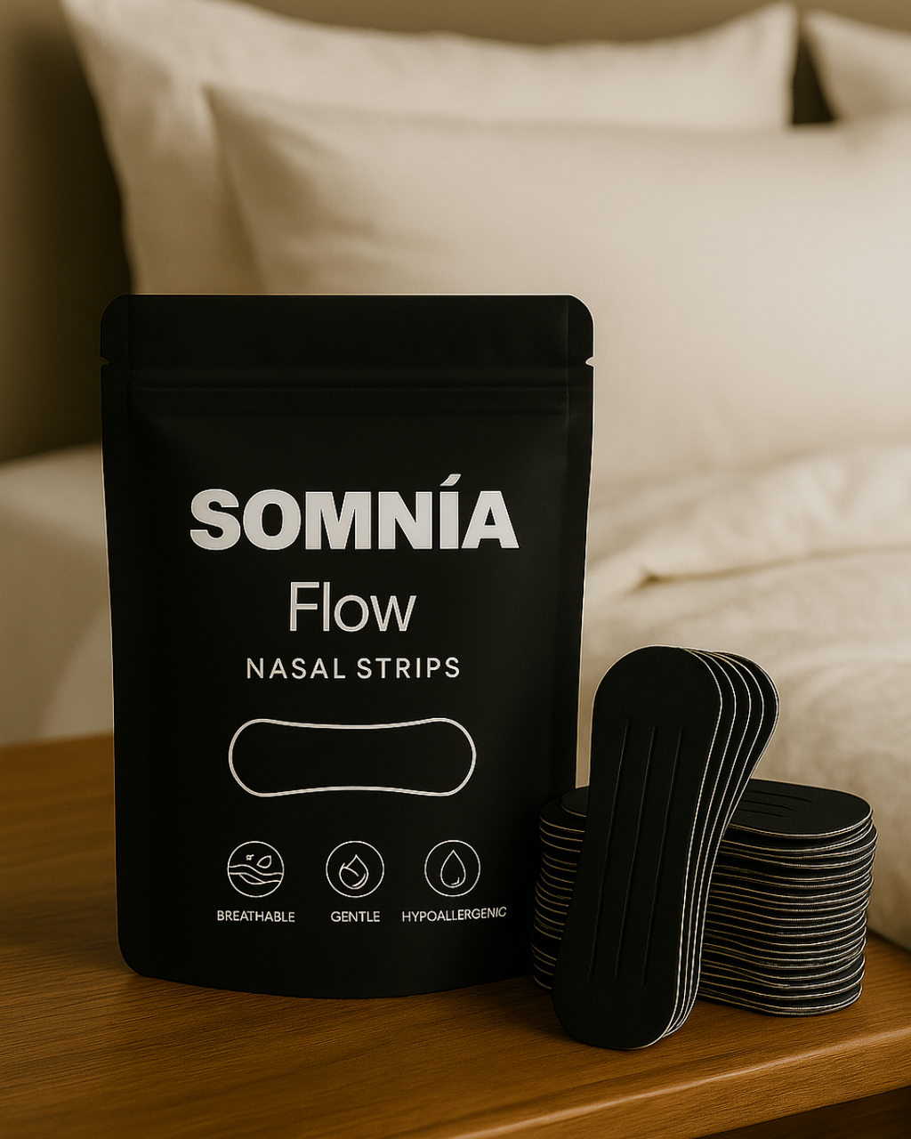 Somnîa Flow — Tiras Nasales Premium
